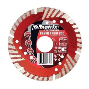 Disco De Corte Diamantado Turbo 110 X 20 Mm Corte À Seco Mtx