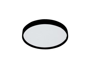PLAFON LED SPACE 24W 4K REDONDO PRETO BIV
