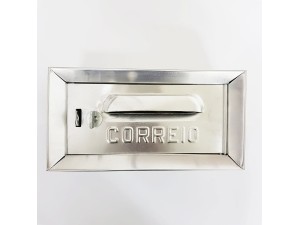 Caixa de Correio Carmax em Alumínio 1/2 Tampa Fronta